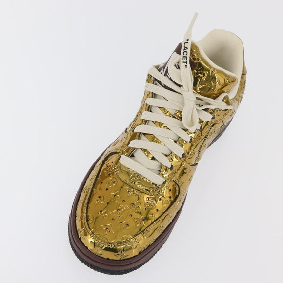 LOUIS VUITTON Air Force 1 By Virgil Abloh Nike Sneakers Patent LV Auth 169658SM
