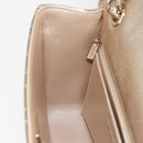 CHANEL Matelasse Backpack Patent leather Gold CC Auth 169659SM-20