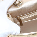 CHANEL Matelasse Backpack Patent leather Gold CC Auth 169659SM-22