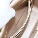 CHANEL Matelasse Backpack Patent leather Gold CC Auth 169659SM-23