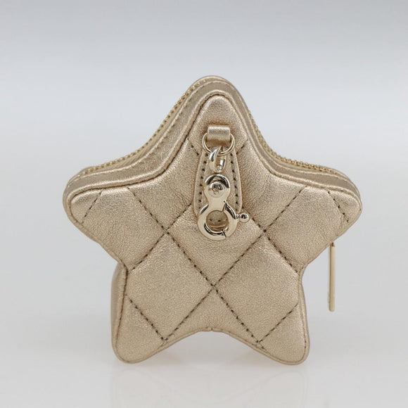 CHANEL Matelasse Backpack Patent leather Gold CC Auth 169659SM