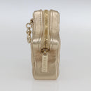 CHANEL Matelasse Backpack Patent leather Gold CC Auth 169659SM-27