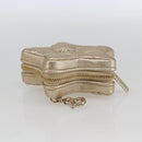 CHANEL Matelasse Backpack Patent leather Gold CC Auth 169659SM-28