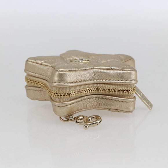 CHANEL Matelasse Backpack Patent leather Gold CC Auth 169659SM