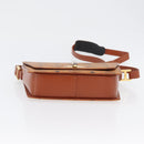 MCM Vicetos Logogram Shoulder Bag PVC Leather Brown Gold Auth 169673-10