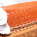 MCM Vicetos Logogram Shoulder Bag PVC Leather Brown Gold Auth 169673-18