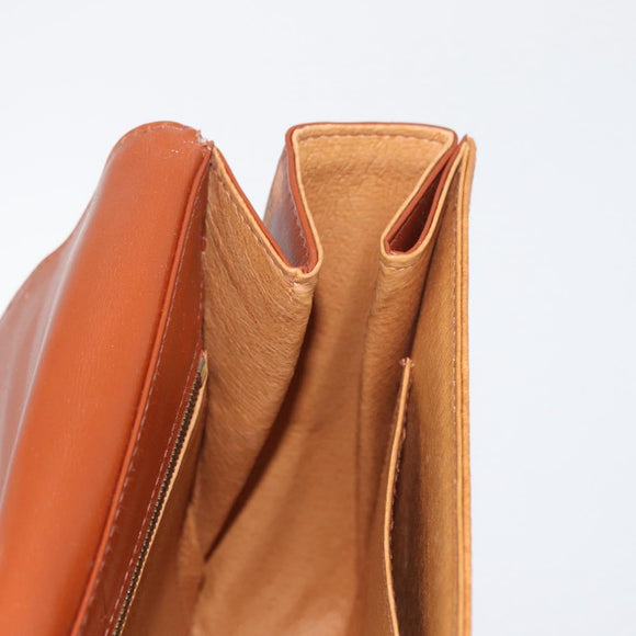 MCM Vicetos Logogram Shoulder Bag PVC Leather Brown Gold Auth 169673