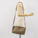 GUCCI GG Supreme Web Sherry Line Bag PVC Beige Gold 89 02 017 Auth 169674-23