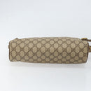 GUCCI GG Supreme Web Sherry Line Bag PVC Beige Gold 89 02 017 Auth 169674-9