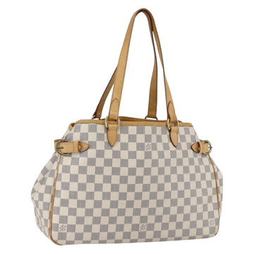 LOUIS VUITTON Damier Azur Batignolles Horizontal Tote Bag N48172 LV Auth 169678