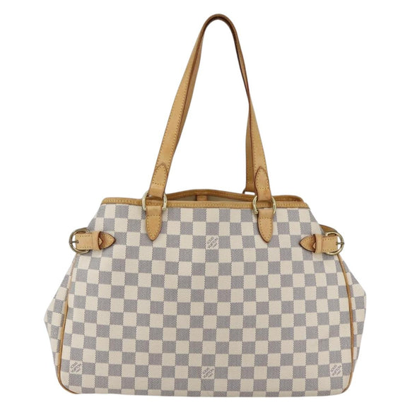 LOUIS VUITTON Damier Azur Batignolles Horizontal Tote Bag N48172 LV Auth 169678