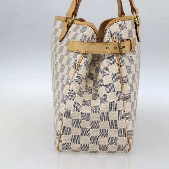 LOUIS VUITTON Damier Azur Batignolles Horizontal Tote Bag N48172 LV Auth 169678