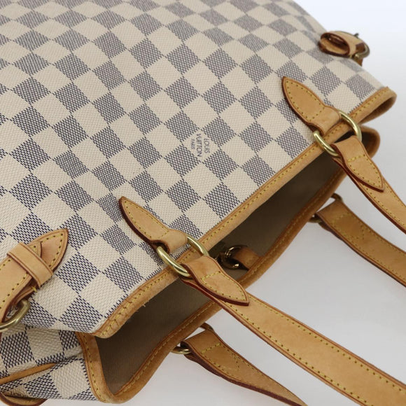 LOUIS VUITTON Damier Azur Batignolles Horizontal Tote Bag N48172 LV Auth 169678