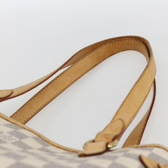 LOUIS VUITTON Damier Azur Batignolles Horizontal Tote Bag N48172 LV Auth 169678
