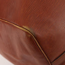 LOUIS VUITTON Epi Keepall 50 Boston Bag Brown M42968 LV Auth 169690-15