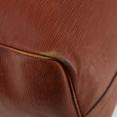 LOUIS VUITTON Epi Keepall 50 Boston Bag Brown M42968 LV Auth 169690-17