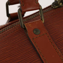 LOUIS VUITTON Epi Keepall 50 Boston Bag Brown M42968 LV Auth 169690-18