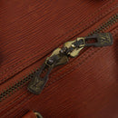 LOUIS VUITTON Epi Keepall 50 Boston Bag Brown M42968 LV Auth 169690-9