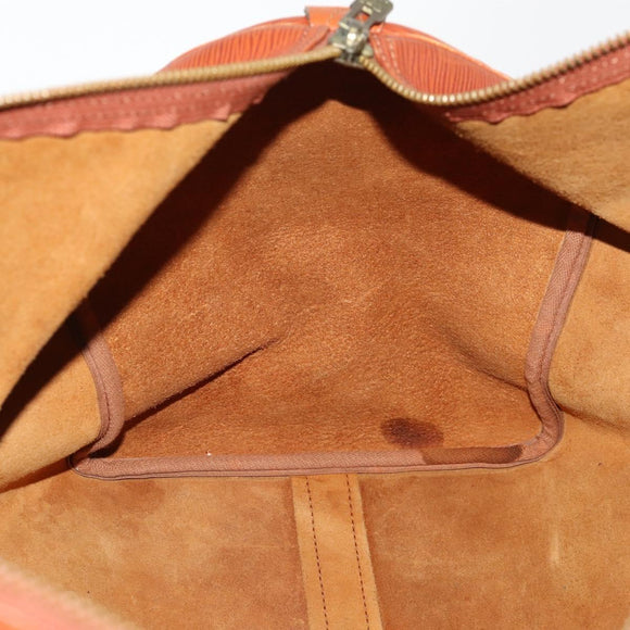 LOUIS VUITTON Epi Keepall 50 Boston Bag Brown M42968 LV Auth 169690
