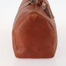 LOUIS VUITTON Epi Keepall 50 Boston Bag Brown M42968 LV Auth 169690-4