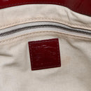 BURBERRY Nova Check Tote Bag PVC Leather Beige Auth 169694-17