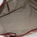 BURBERRY Nova Check Tote Bag PVC Leather Beige Auth 169694-11
