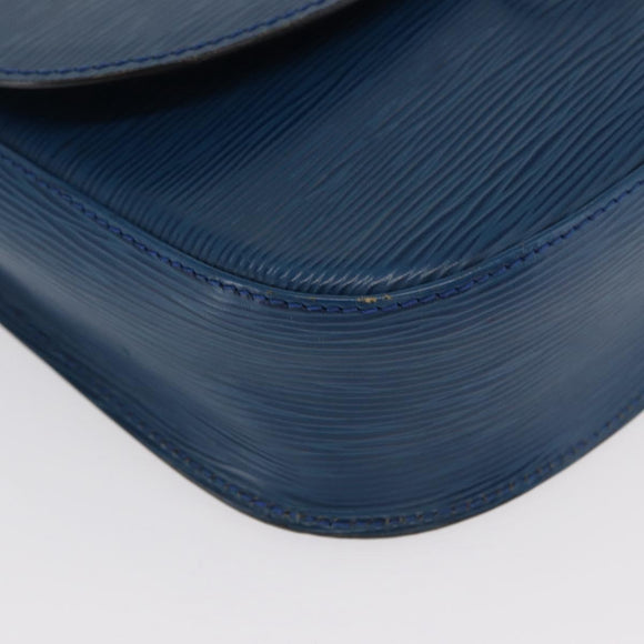 LOUIS VUITTON Epi Saint Cloud GM Shoulder Bag Toledo Blue M52195 LV Auth 169695