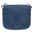 LOUIS VUITTON Epi Saint Cloud GM Shoulder Bag Toledo Blue M52195 LV Auth 169695-13