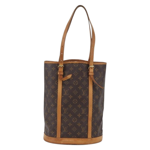 LOUIS VUITTON Monogram Bucket GM Shoulder Bag M42236 LV Auth 169697