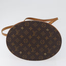 LOUIS VUITTON Monogram Bucket GM Shoulder Bag M42236 LV Auth 169697-9
