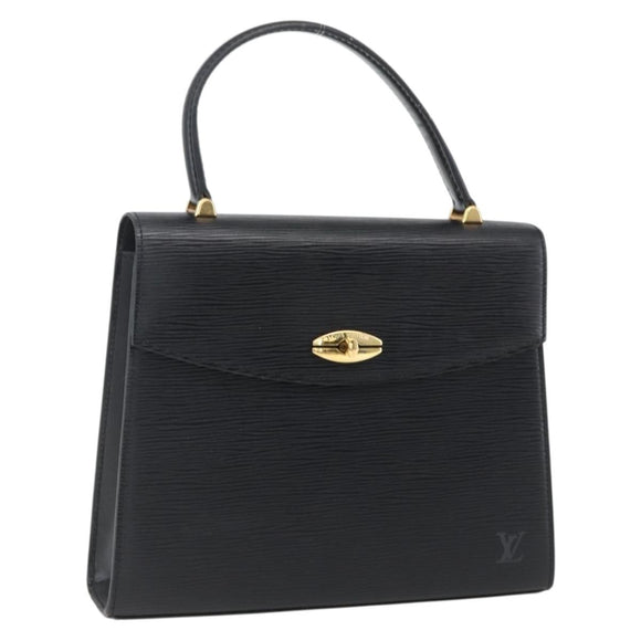 LOUIS VUITTON Epi Malesherbes Hand Bag Black M52372 LV Auth 169712