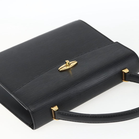 LOUIS VUITTON Epi Malesherbes Hand Bag Black M52372 LV Auth 169712