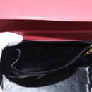Salvatore Ferragamo Chain Shoulder Bag Leather Pink Gold Auth 169714-20