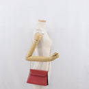 Salvatore Ferragamo Chain Shoulder Bag Leather Pink Gold Auth 169714-21