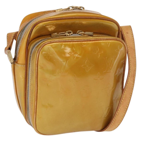 LOUIS VUITTON Monogram Vernis Wooster Shoulder Bag Gris M91036 LV Auth 169718