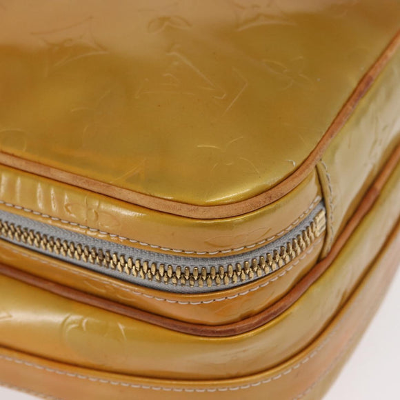 LOUIS VUITTON Monogram Vernis Wooster Shoulder Bag Gris M91036 LV Auth 169718