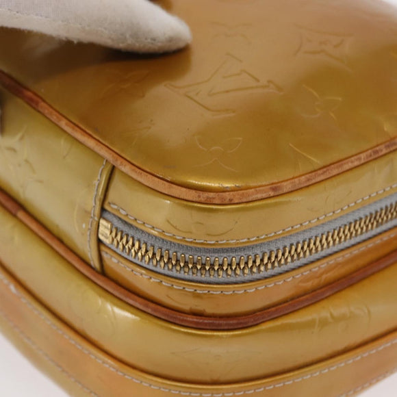 LOUIS VUITTON Monogram Vernis Wooster Shoulder Bag Gris M91036 LV Auth 169718