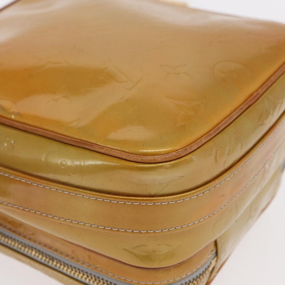 LOUIS VUITTON Monogram Vernis Wooster Shoulder Bag Gris M91036 LV Auth 169718