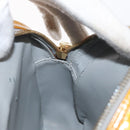 LOUIS VUITTON Monogram Vernis Wooster Shoulder Bag Gris M91036 LV Auth 169718-19