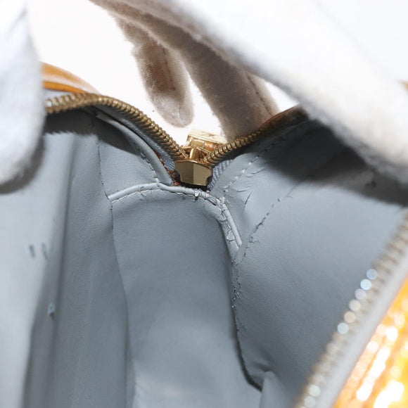 LOUIS VUITTON Monogram Vernis Wooster Shoulder Bag Gris M91036 LV Auth 169718