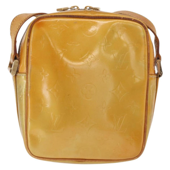 LOUIS VUITTON Monogram Vernis Wooster Shoulder Bag Gris M91036 LV Auth 169718