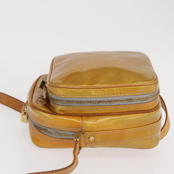 LOUIS VUITTON Monogram Vernis Wooster Shoulder Bag Gris M91036 LV Auth 169718