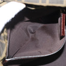 FENDI Zucca Canvas Tote Bag Black Brown Auth 169725-20