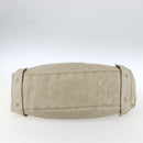 GUCCI GG Canvas Guccissima Horsebit Bag Leather Ivory Gold 137621 Auth 169728-9