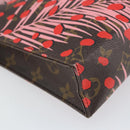 LOUIS VUITTON Monogram jungle Dot Poche Toilette 26 Pouch Red LV Auth 169734M-11