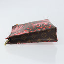 LOUIS VUITTON Monogram jungle Dot Poche Toilette 26 Pouch Red LV Auth 169734M-5