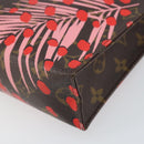 LOUIS VUITTON Monogram jungle Dot Poche Toilette 26 Pouch Red LV Auth 169734M-8