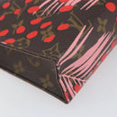 LOUIS VUITTON Monogram jungle Dot Poche Toilette 26 Pouch Red LV Auth 169734M-9