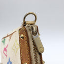 LOUIS VUITTON Multicolor Pochette Accessoires Pouch White M92649 Auth 169737-13