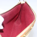 LOUIS VUITTON Multicolor Pochette Accessoires Pouch White M92649 Auth 169737-17